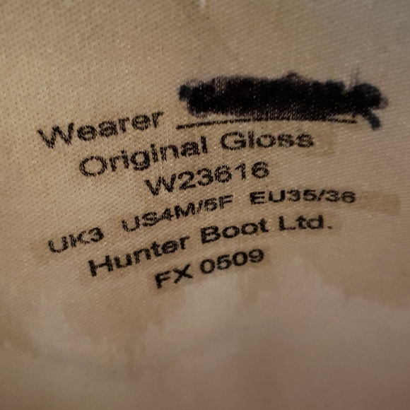 Hunter boots - Picture 9 of 9